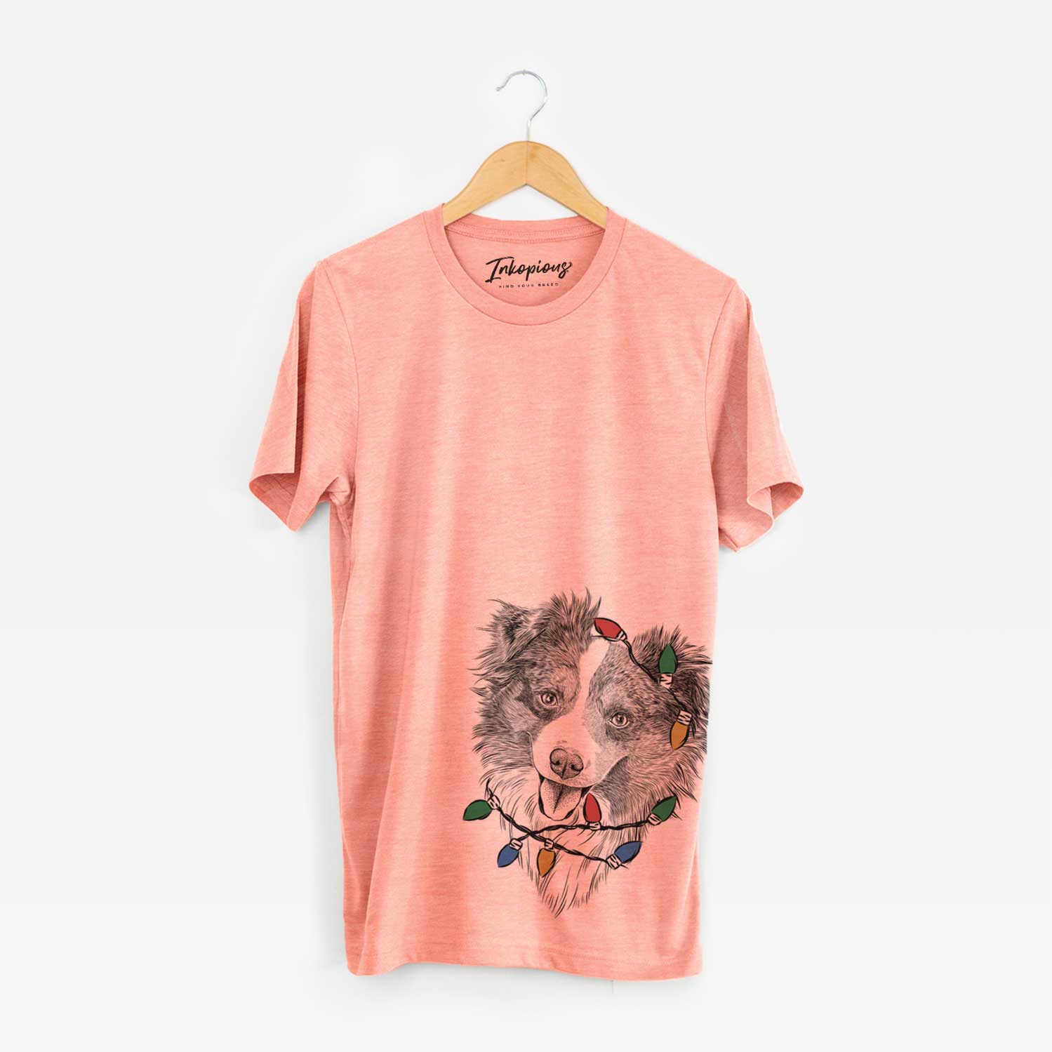 Christmas Lights Doc the Mini Aussie - Unisex Crewneck