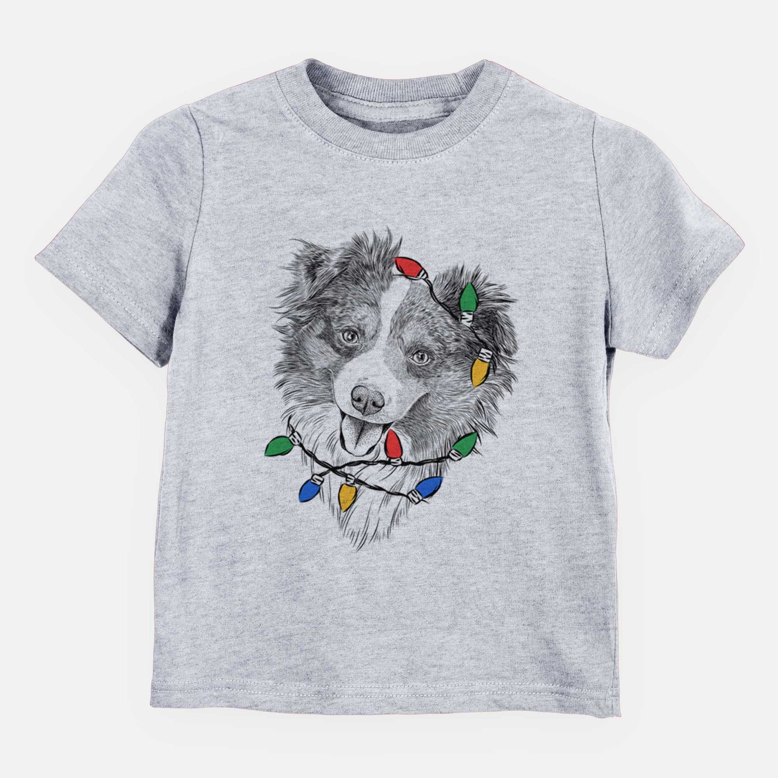 Christmas Lights Doc the Mini Aussie - Kids/Youth/Toddler Shirt