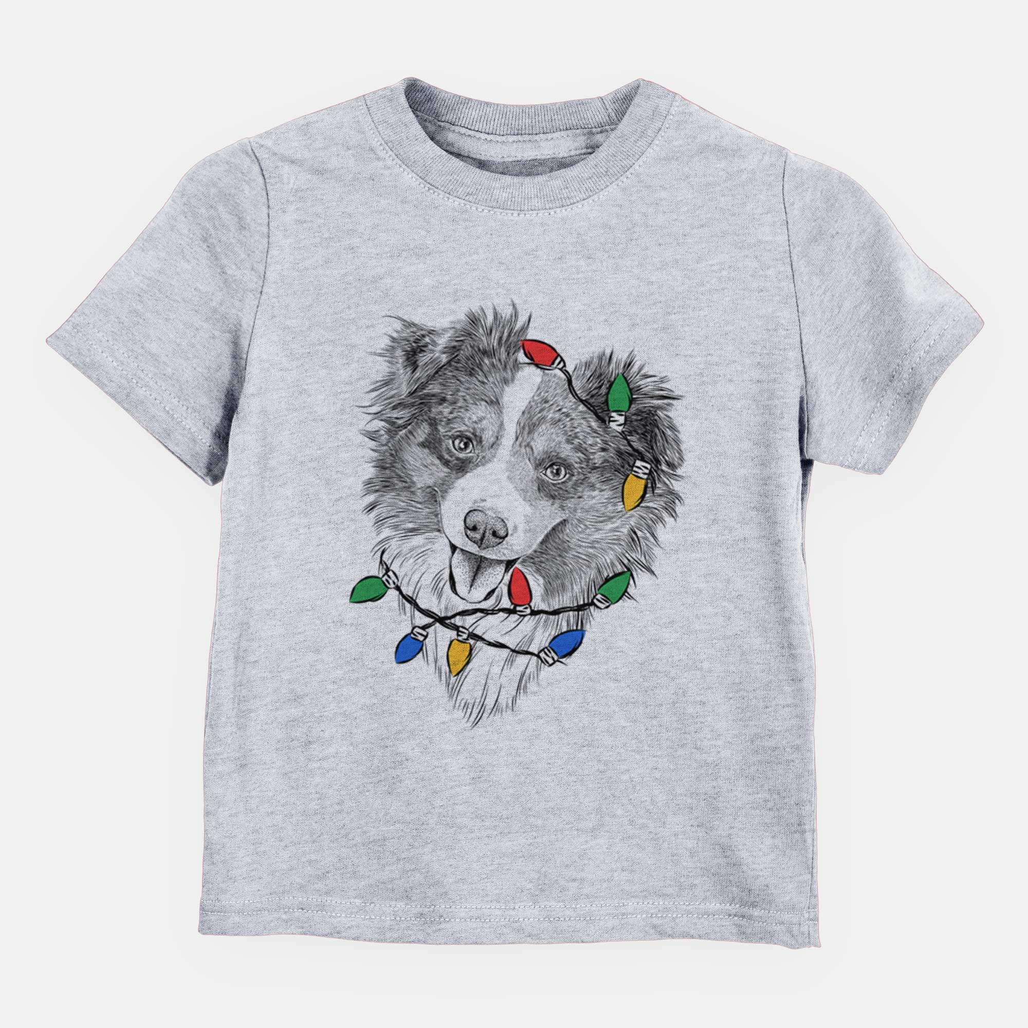 Christmas Lights Doc the Mini Aussie - Kids/Youth/Toddler Shirt
