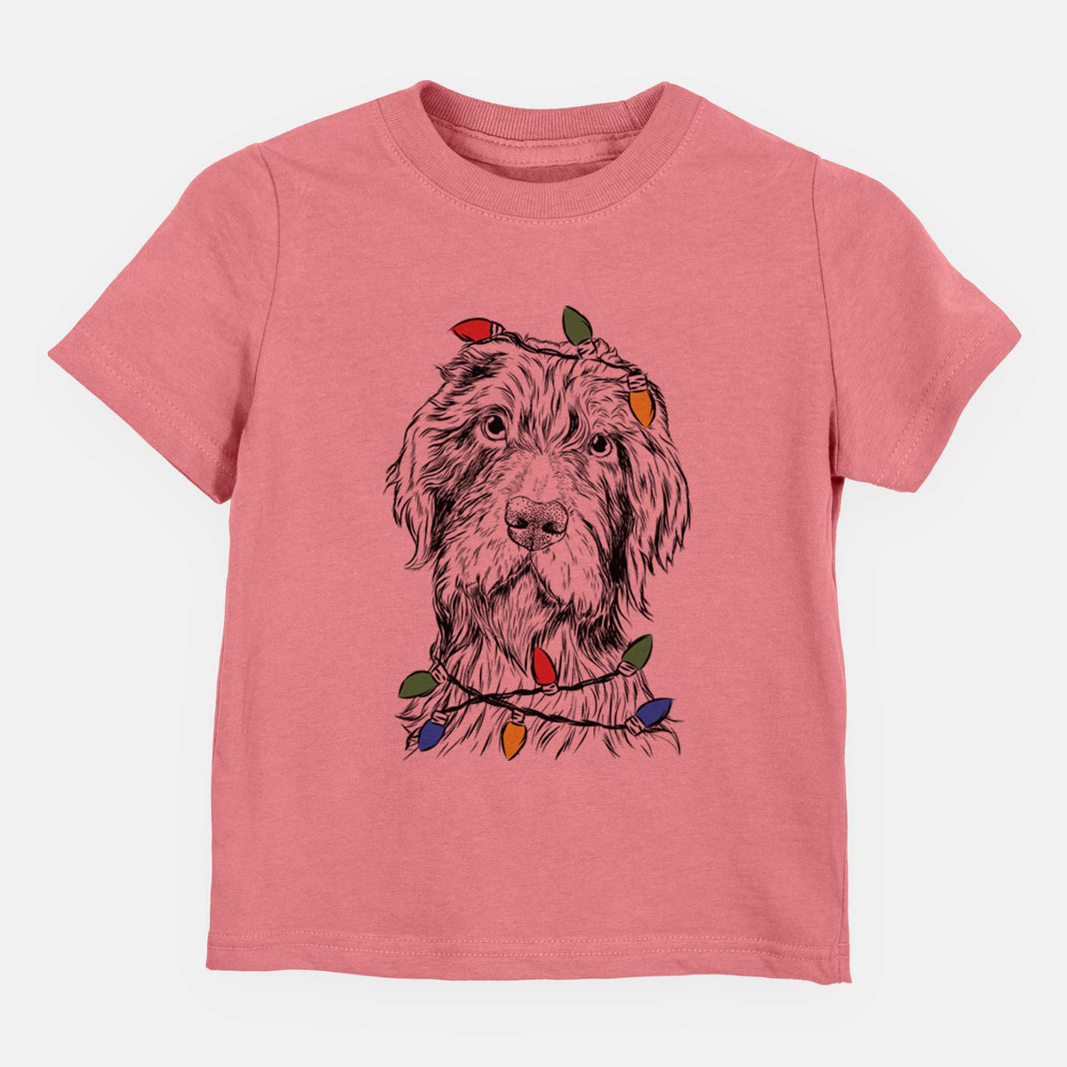 Christmas Lights Doc Holliday the Pudelpointer - Kids/Youth/Toddler Shirt