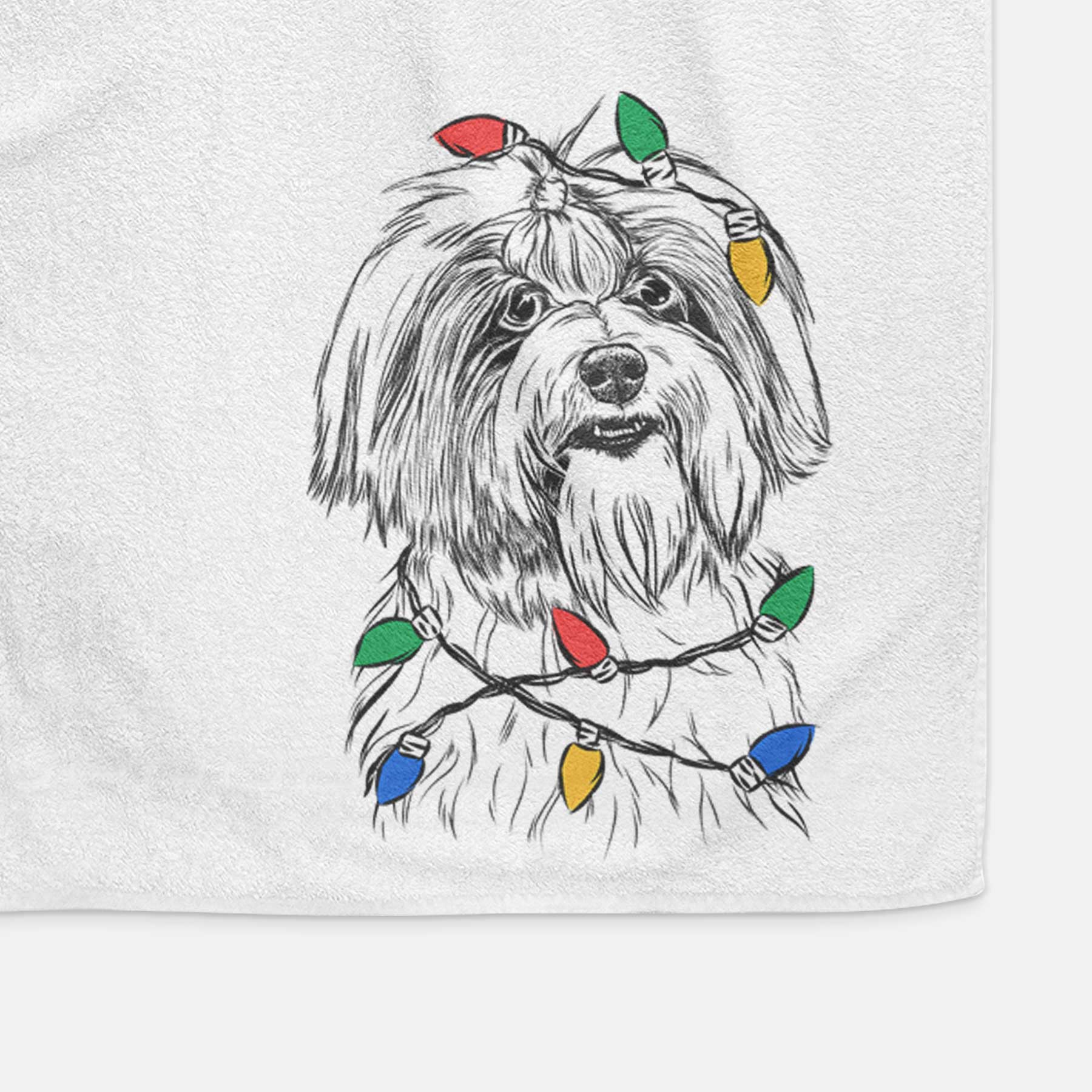 Dooley the Havanese Decorative Hand Towel