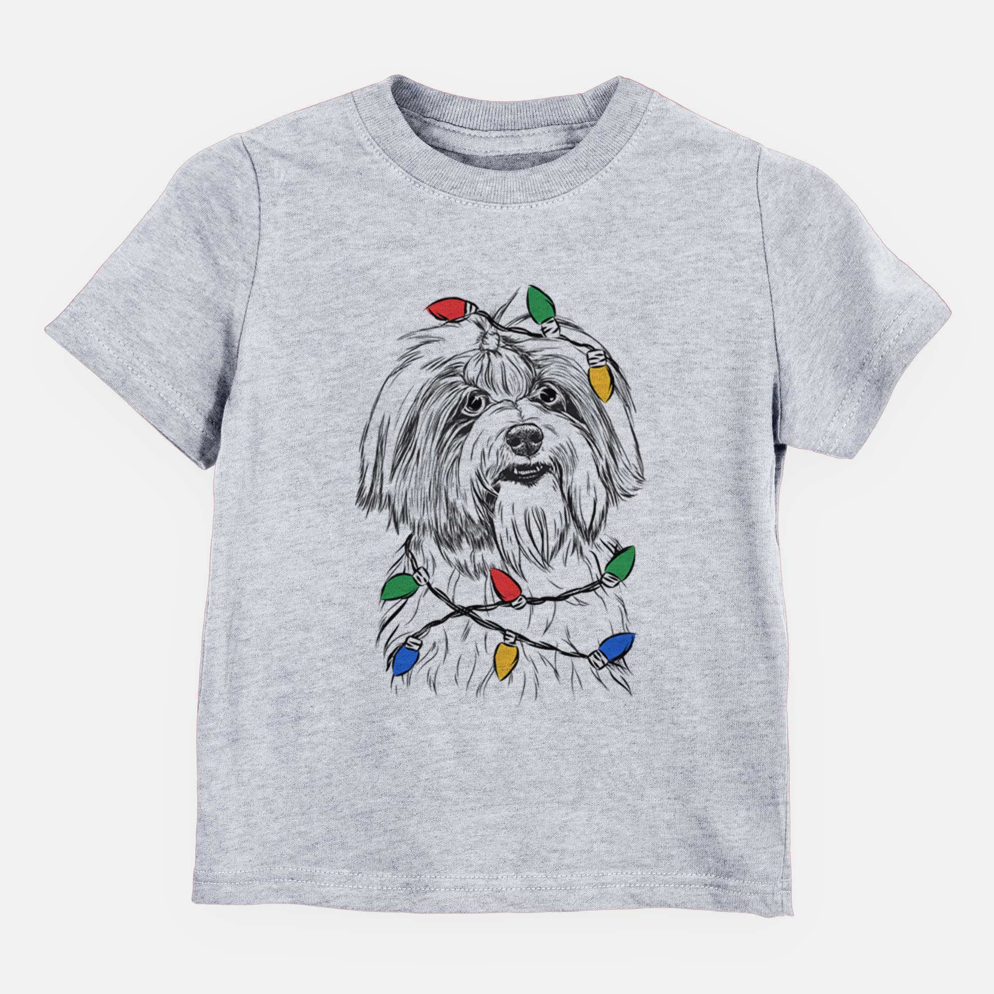 Christmas Lights Dooley the Havanese - Kids/Youth/Toddler Shirt