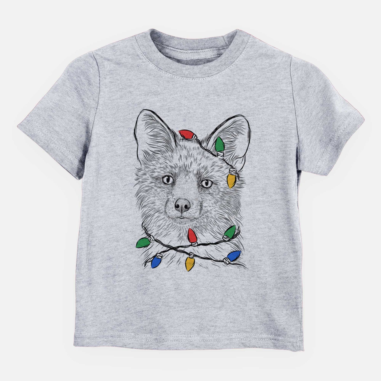 Christmas Lights Drax the Red Fox - Kids/Youth/Toddler Shirt