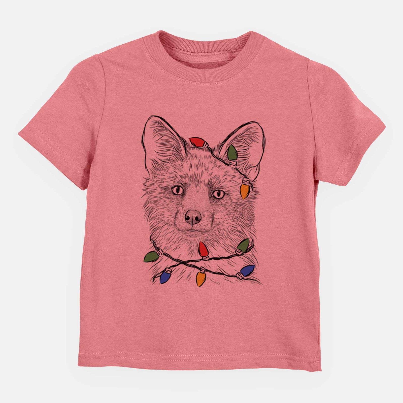 Christmas Lights Drax the Red Fox - Kids/Youth/Toddler Shirt