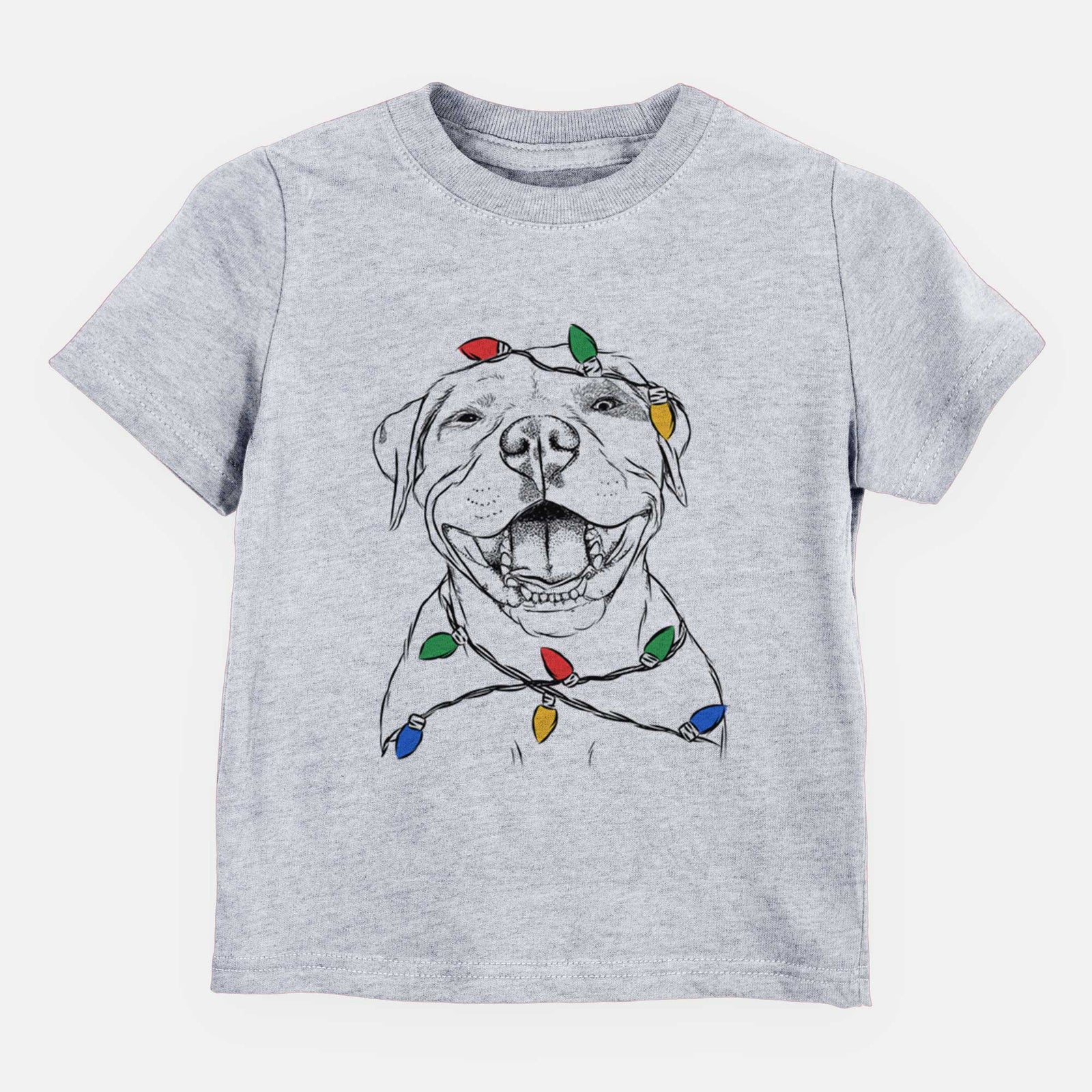 Christmas Lights Dutch the Mixed Breed - Kids/Youth/Toddler Shirt