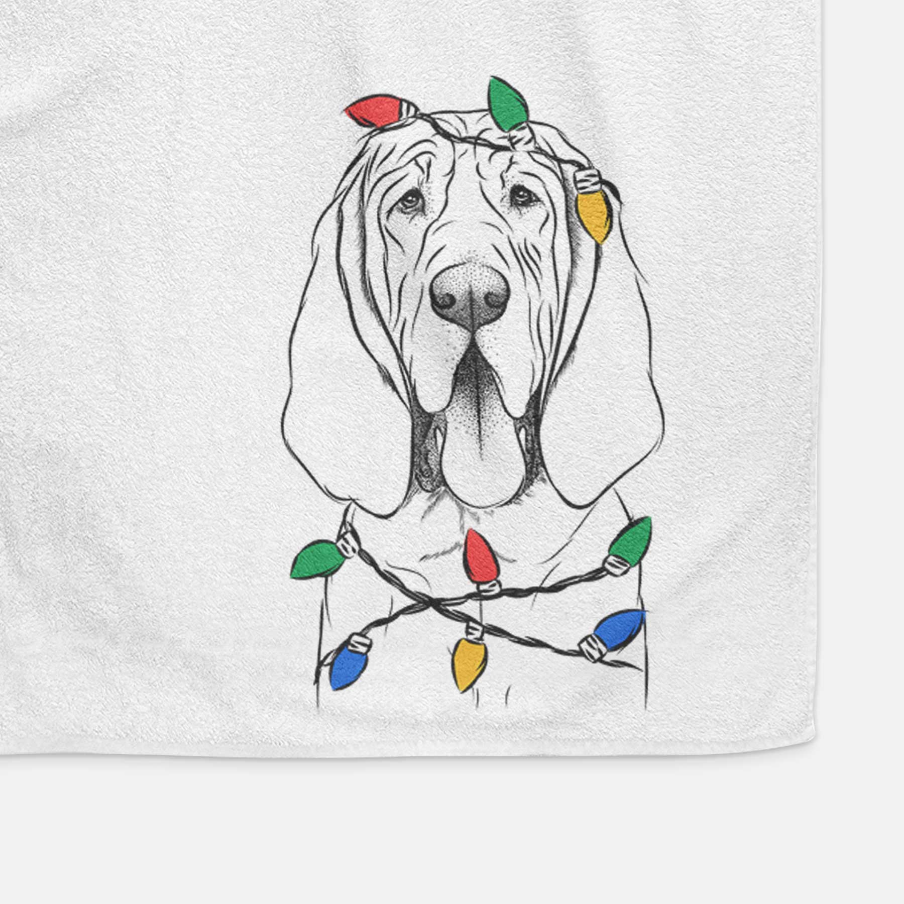 Earl the Bloodhound Decorative Hand Towel