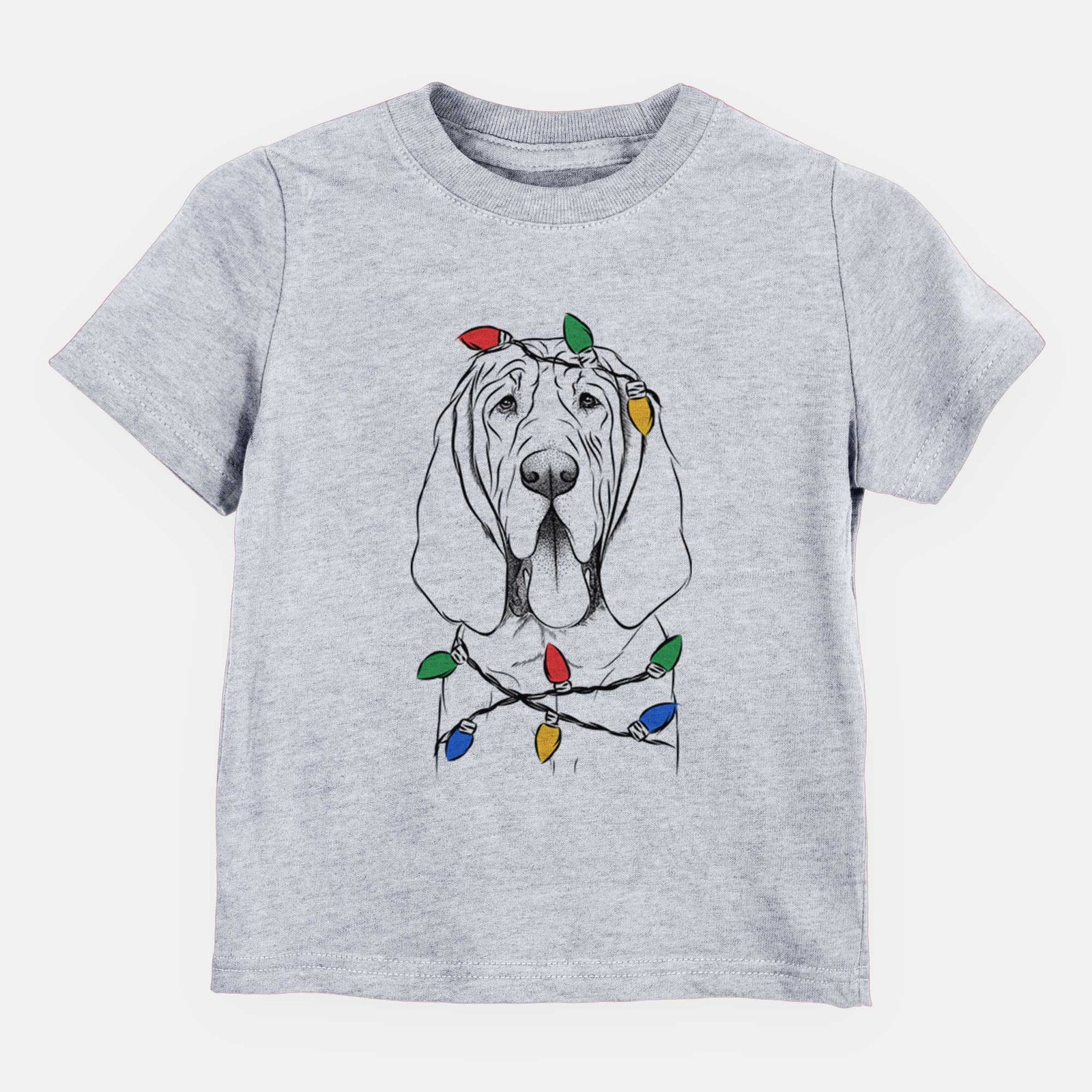 Christmas Lights Earl the Bloodhound - Kids/Youth/Toddler Shirt