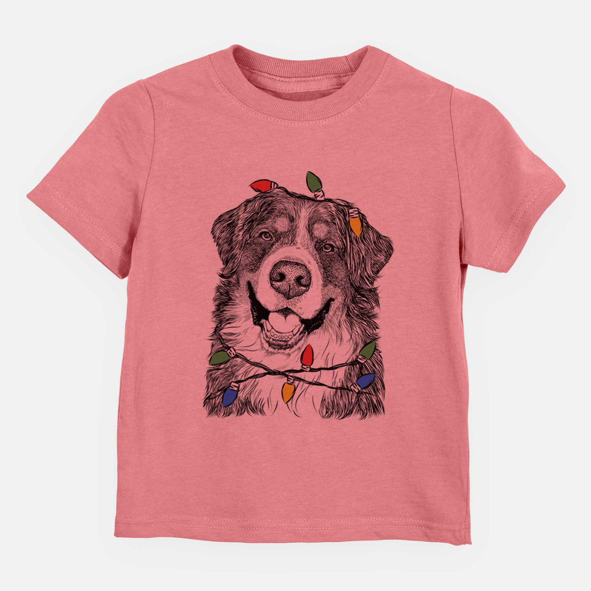 Christmas Lights Eiger the Bernese Mountain Dog - Kids/Youth/Toddler Shirt
