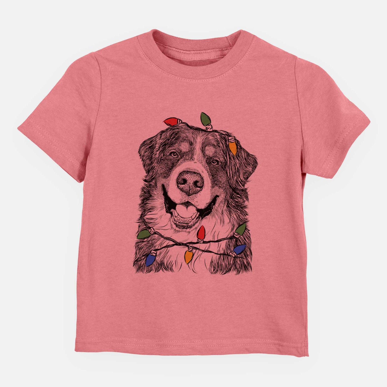 Christmas Lights Eiger the Bernese Mountain Dog - Kids/Youth/Toddler Shirt