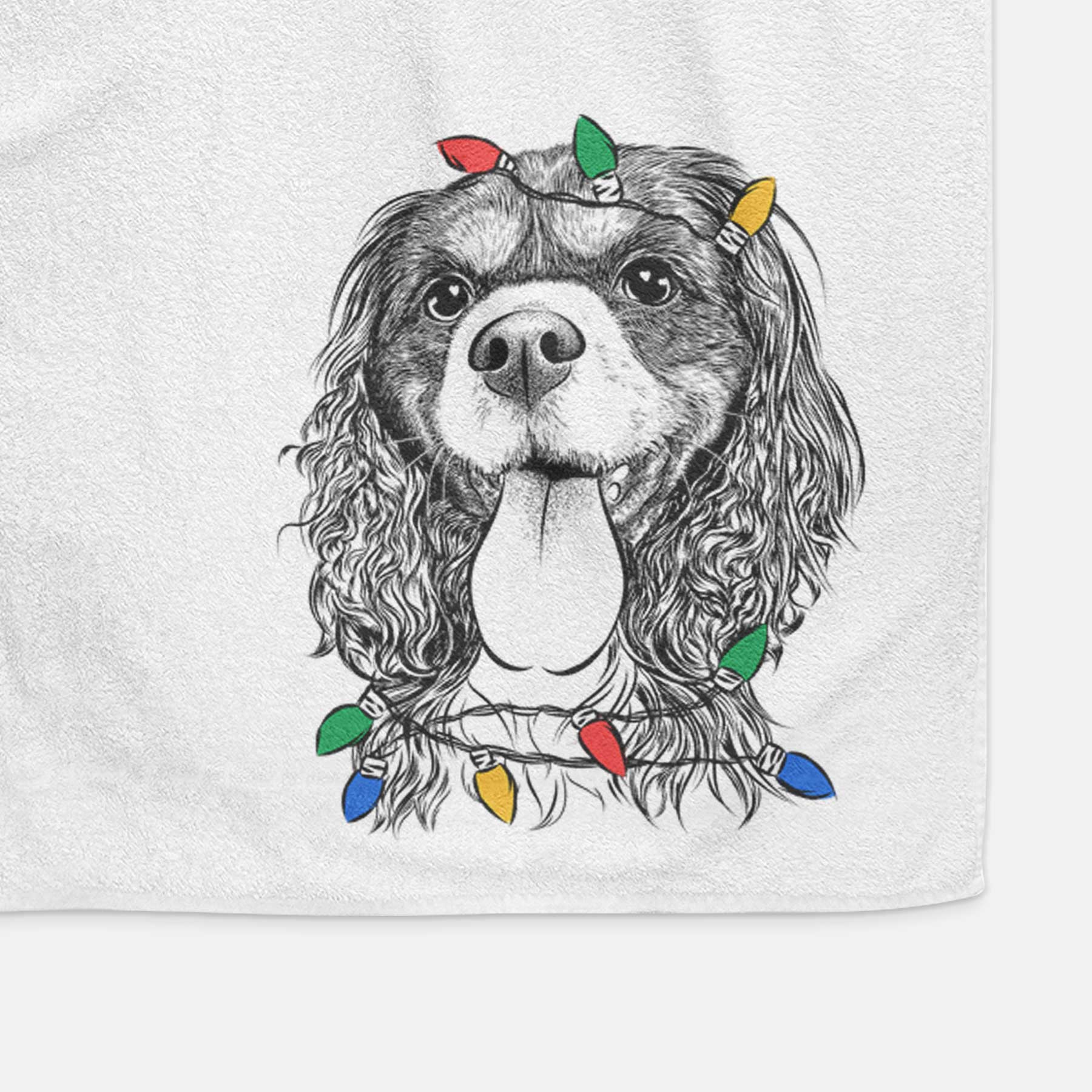 Elizabeth the Cavalier King Charles Spaniel Decorative Hand Towel