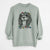 Christmas Lights Elizabeth the Cavalier King Charles Spaniel - Unisex Pigment Dyed Crew Sweatshirt