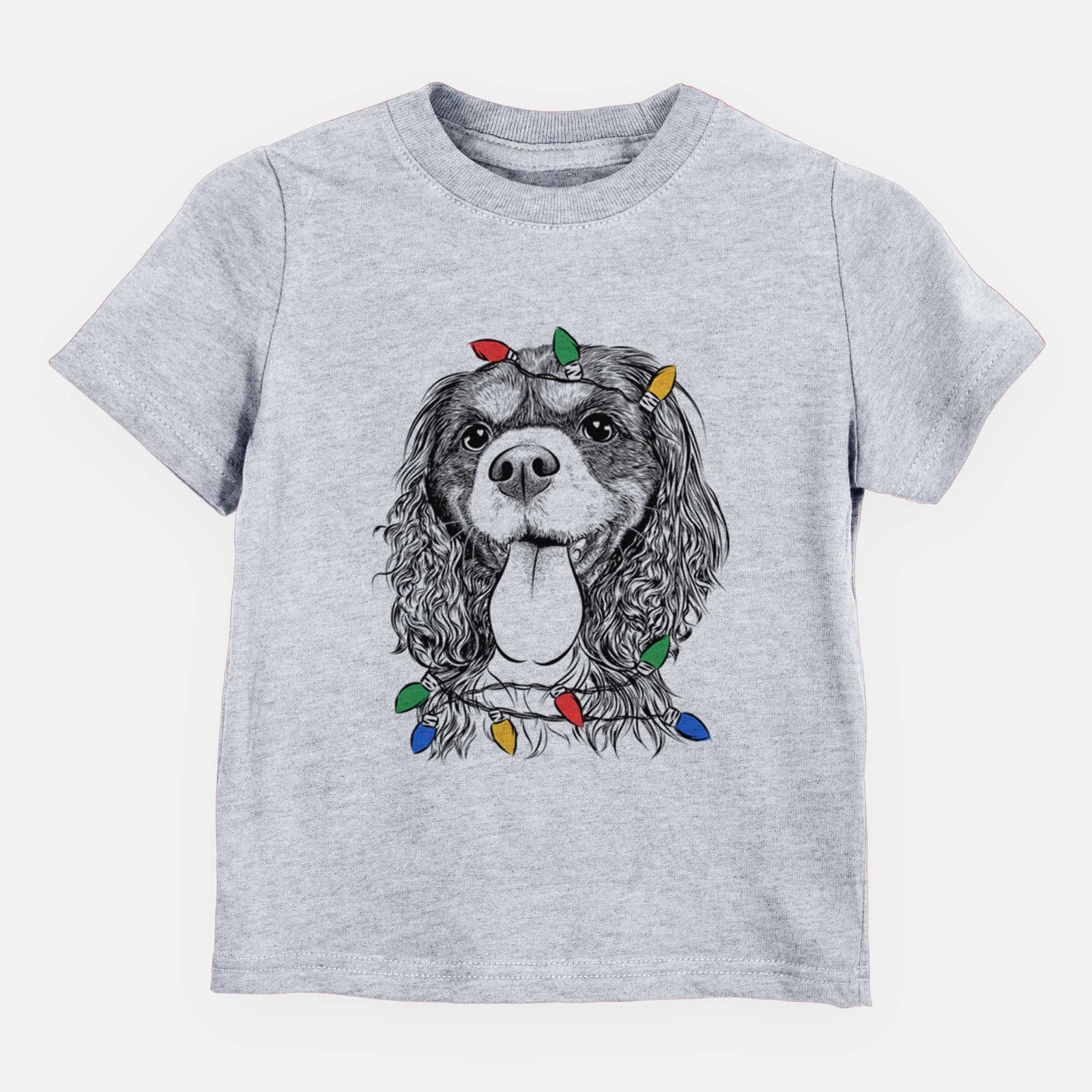 Christmas Lights Elizabeth the Cavalier King Charles Spaniel - Kids/Youth/Toddler Shirt