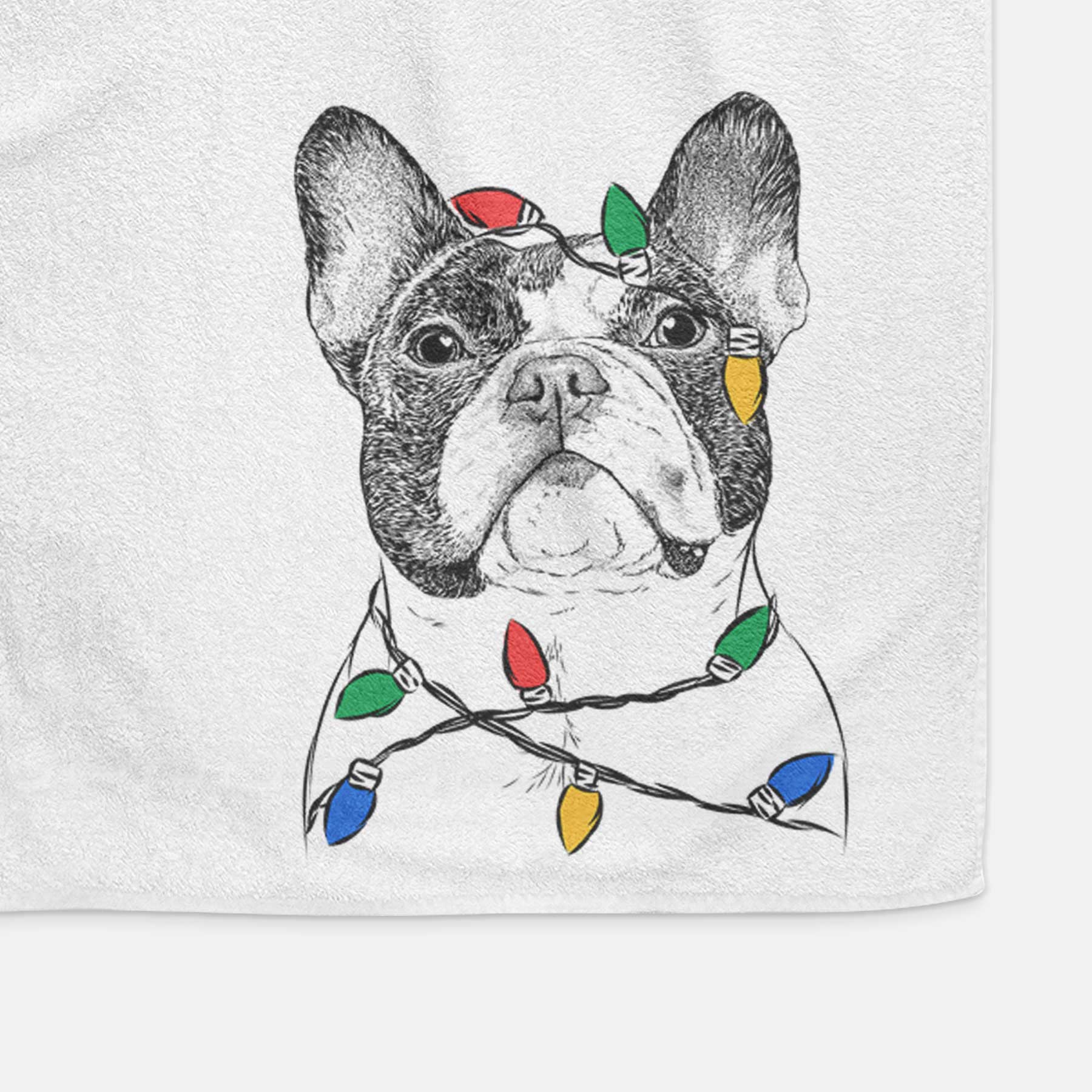 Ella the French Bulldog Decorative Hand Towel