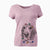 Christmas Lights Elvis the Bluetick Beagle - Women's V-neck Shirt