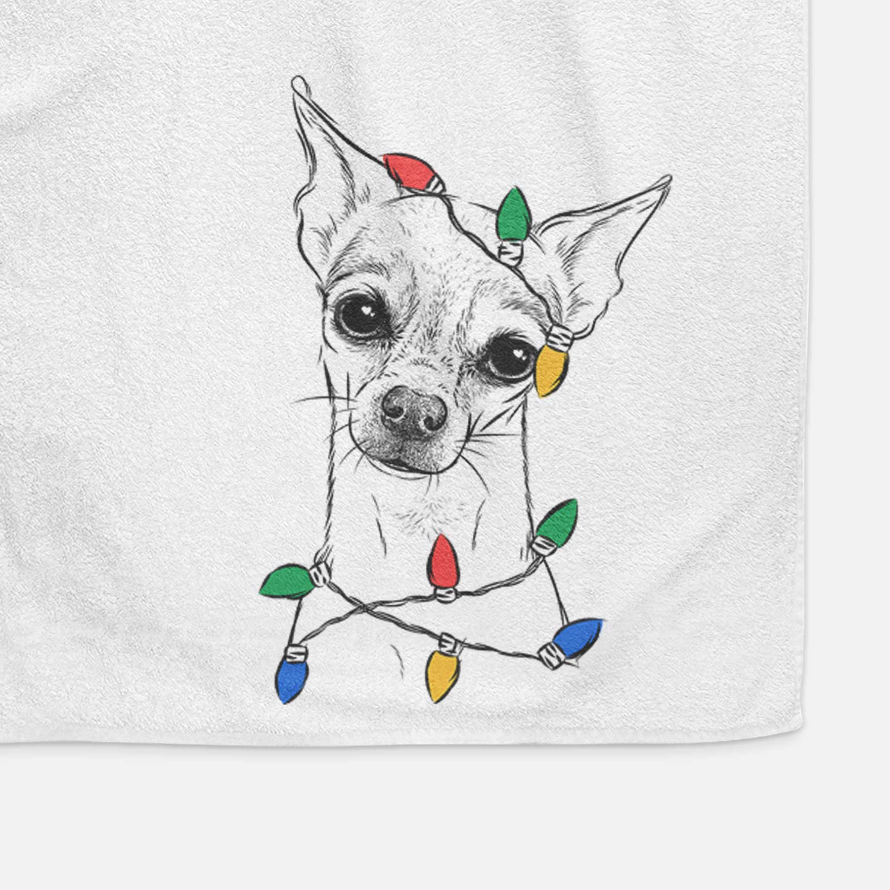 Emee the Chihuahua Decorative Hand Towel