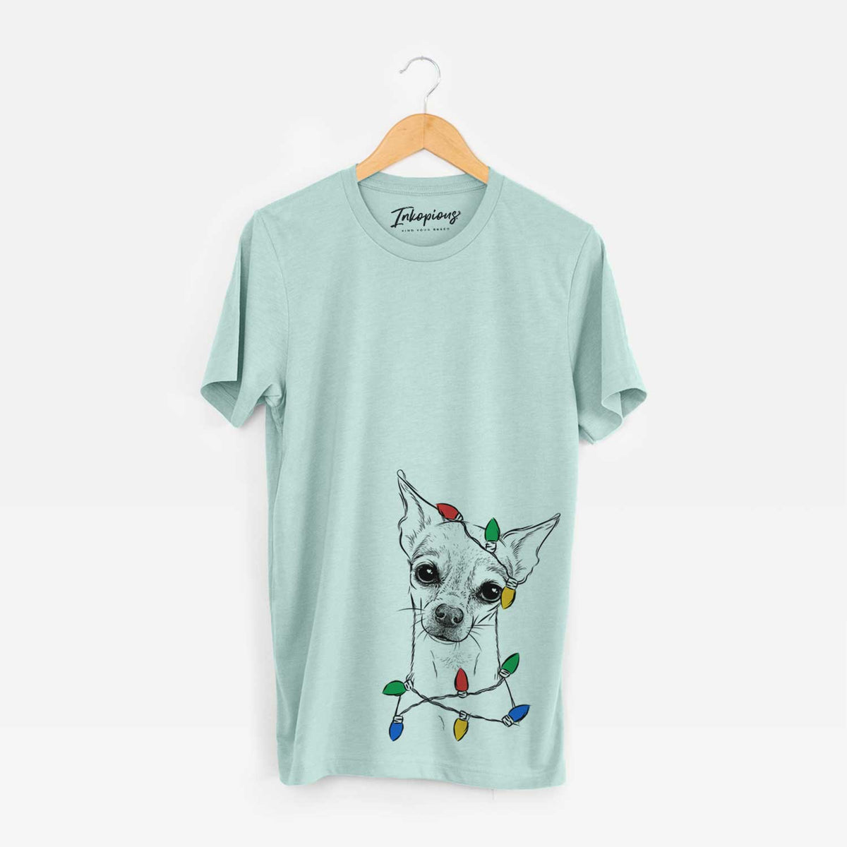 Christmas Lights Emee the Chihuahua - Unisex Crewneck