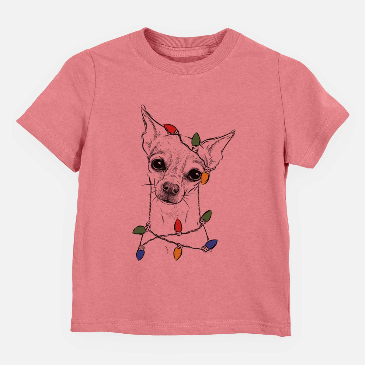 Christmas Lights Emee the Chihuahua - Kids/Youth/Toddler Shirt