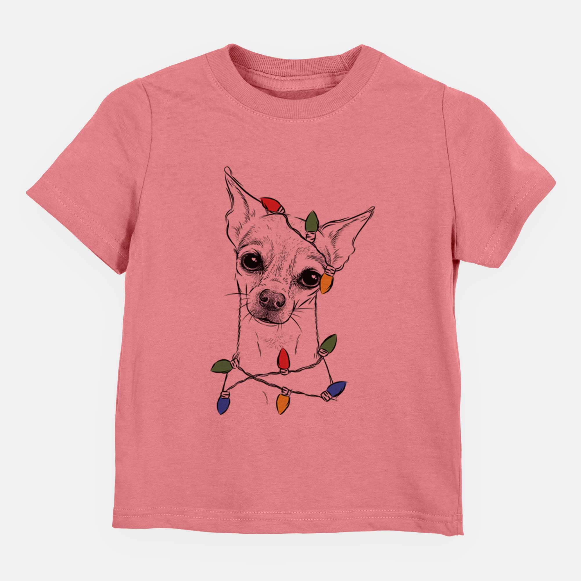 Christmas Lights Emee the Chihuahua - Kids/Youth/Toddler Shirt