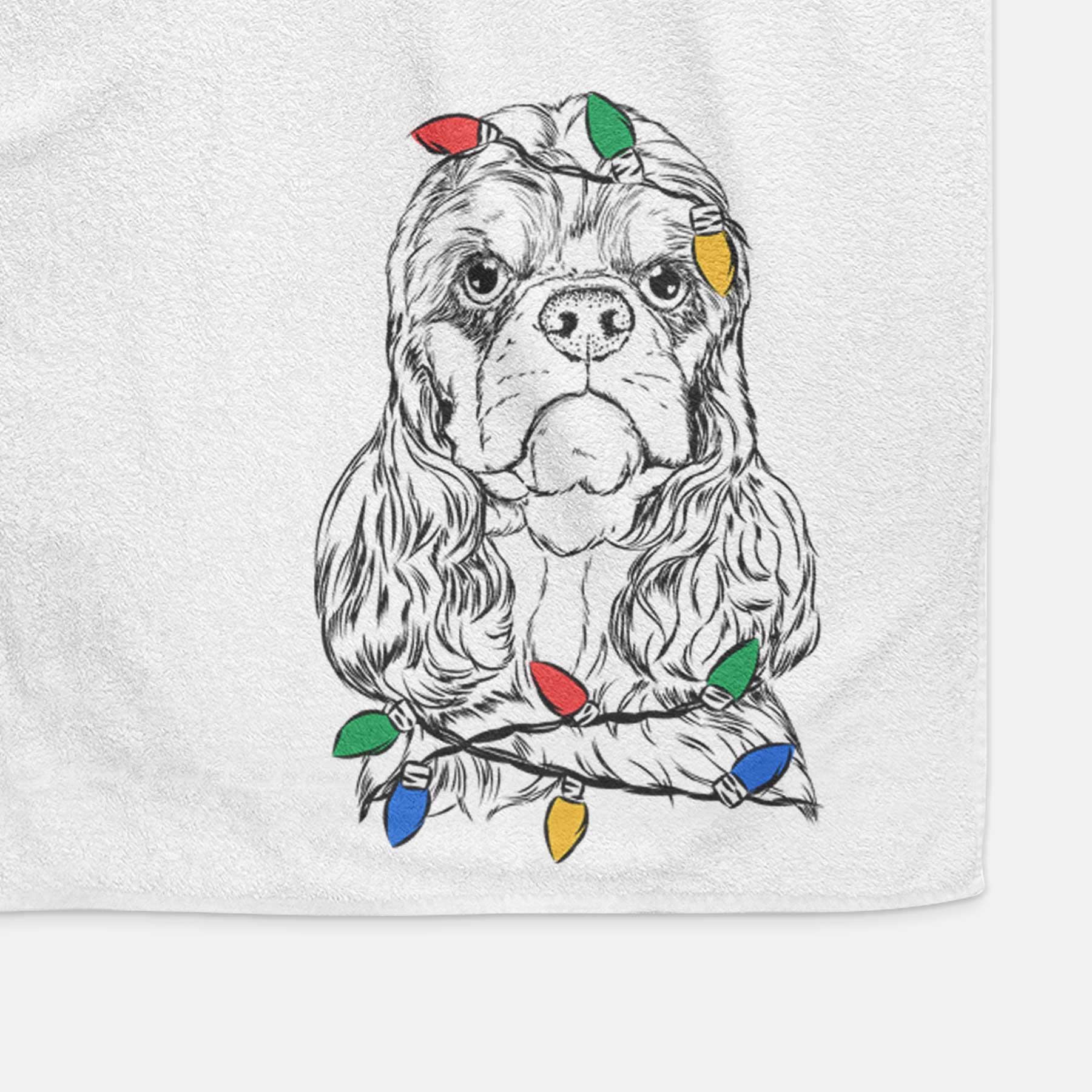 Emma the Cocker Spaniel Decorative Hand Towel