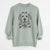 Christmas Lights Emma the Golden Retriever - Unisex Pigment Dyed Crew Sweatshirt