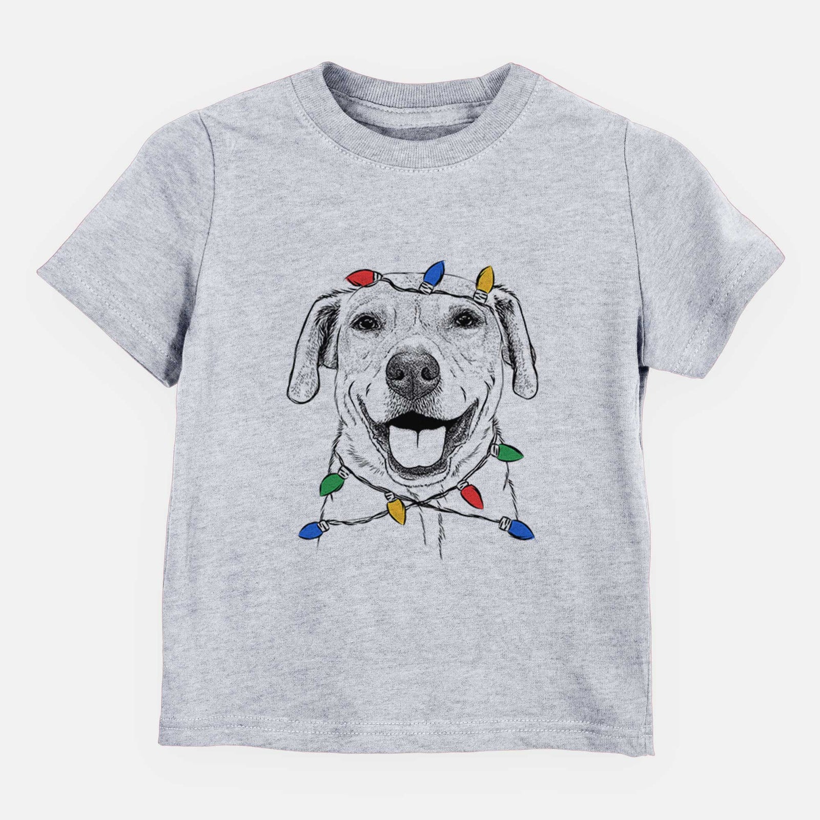 Christmas Lights Ernie the Mixed Breed - Kids/Youth/Toddler Shirt