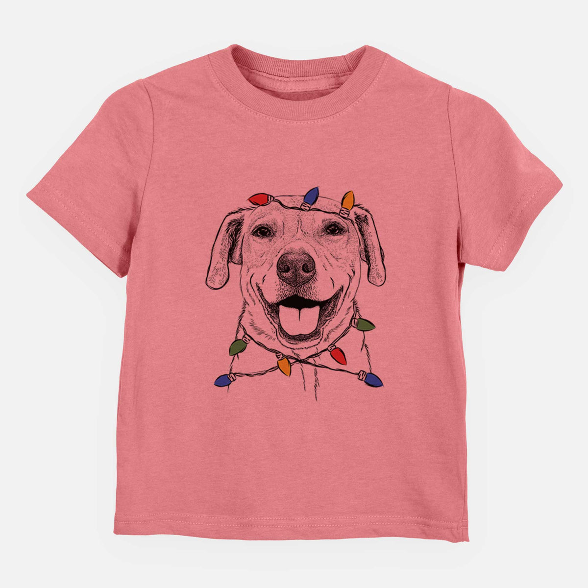 Christmas Lights Ernie the Mixed Breed - Kids/Youth/Toddler Shirt