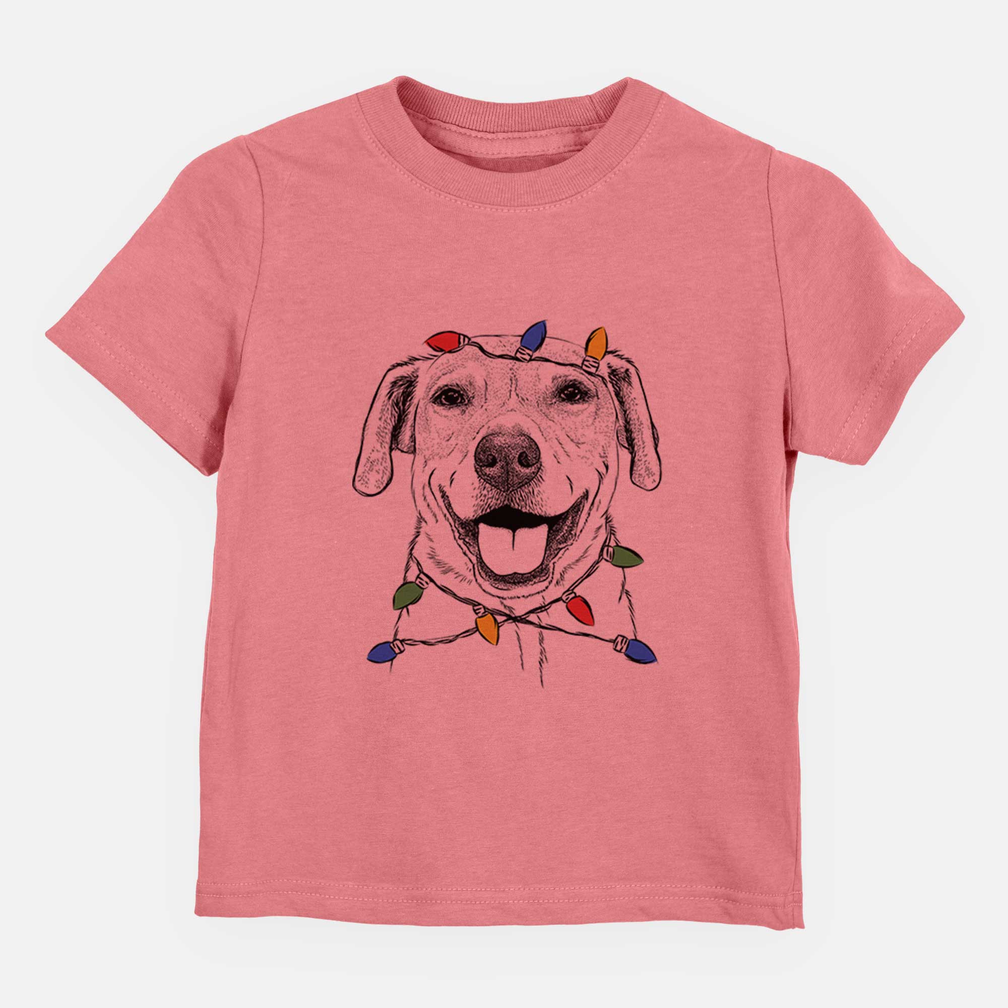 Christmas Lights Ernie the Mixed Breed - Kids/Youth/Toddler Shirt