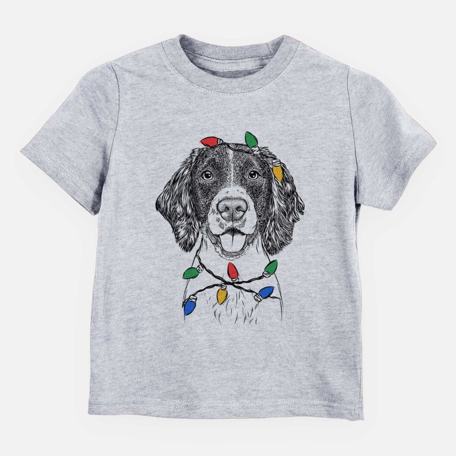 Christmas Lights Ever the English Springer Spaniel - Kids/Youth/Toddler Shirt