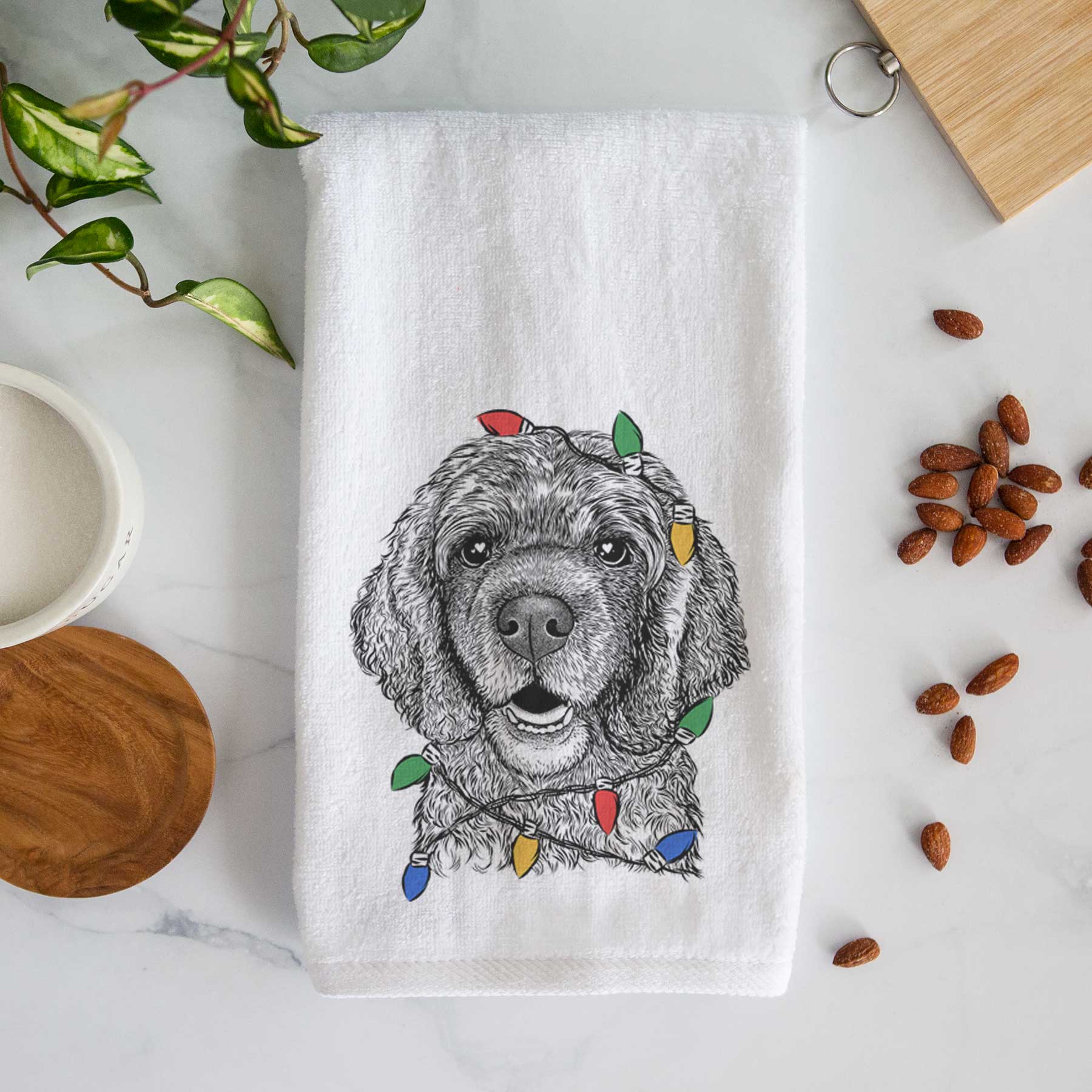 Fannie Mae the Cocker Spaniel Decorative Hand Towel