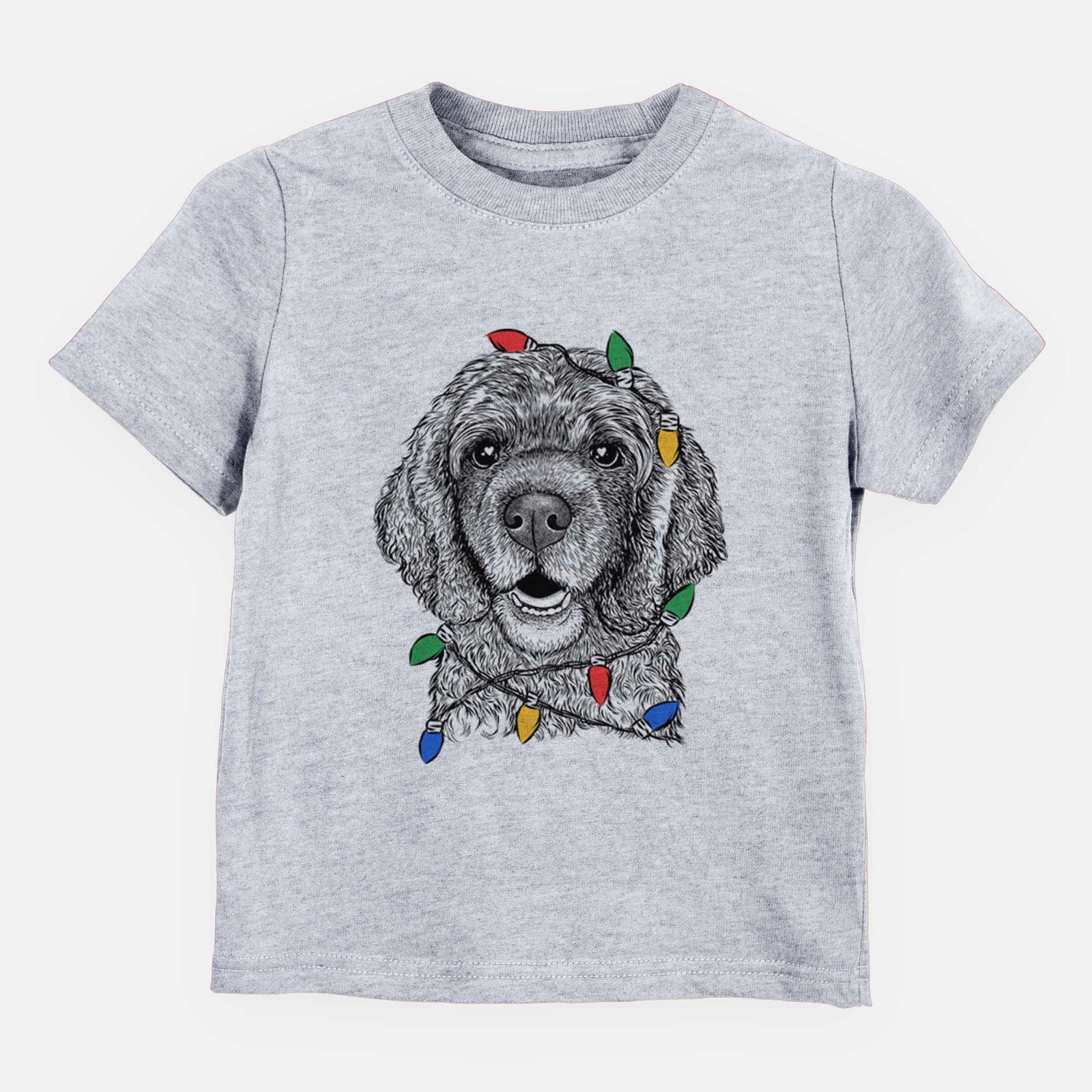 Christmas Lights Fannie Mae the Cocker Spaniel - Kids/Youth/Toddler Shirt