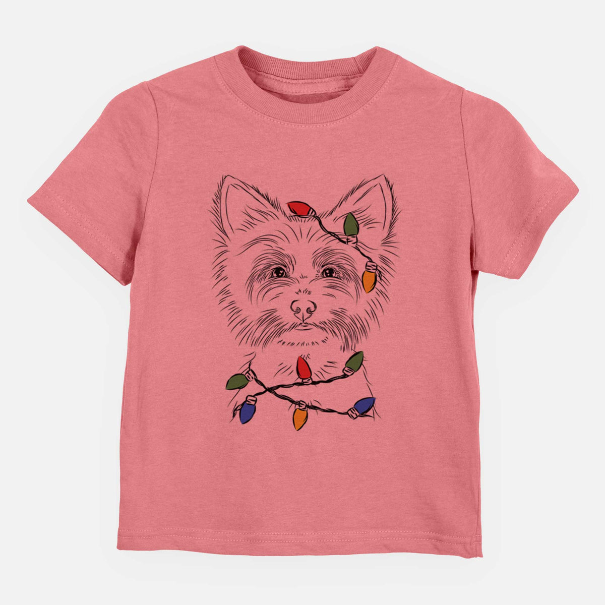 Christmas Lights Farva the Yorkshire Terrier - Kids/Youth/Toddler Shirt