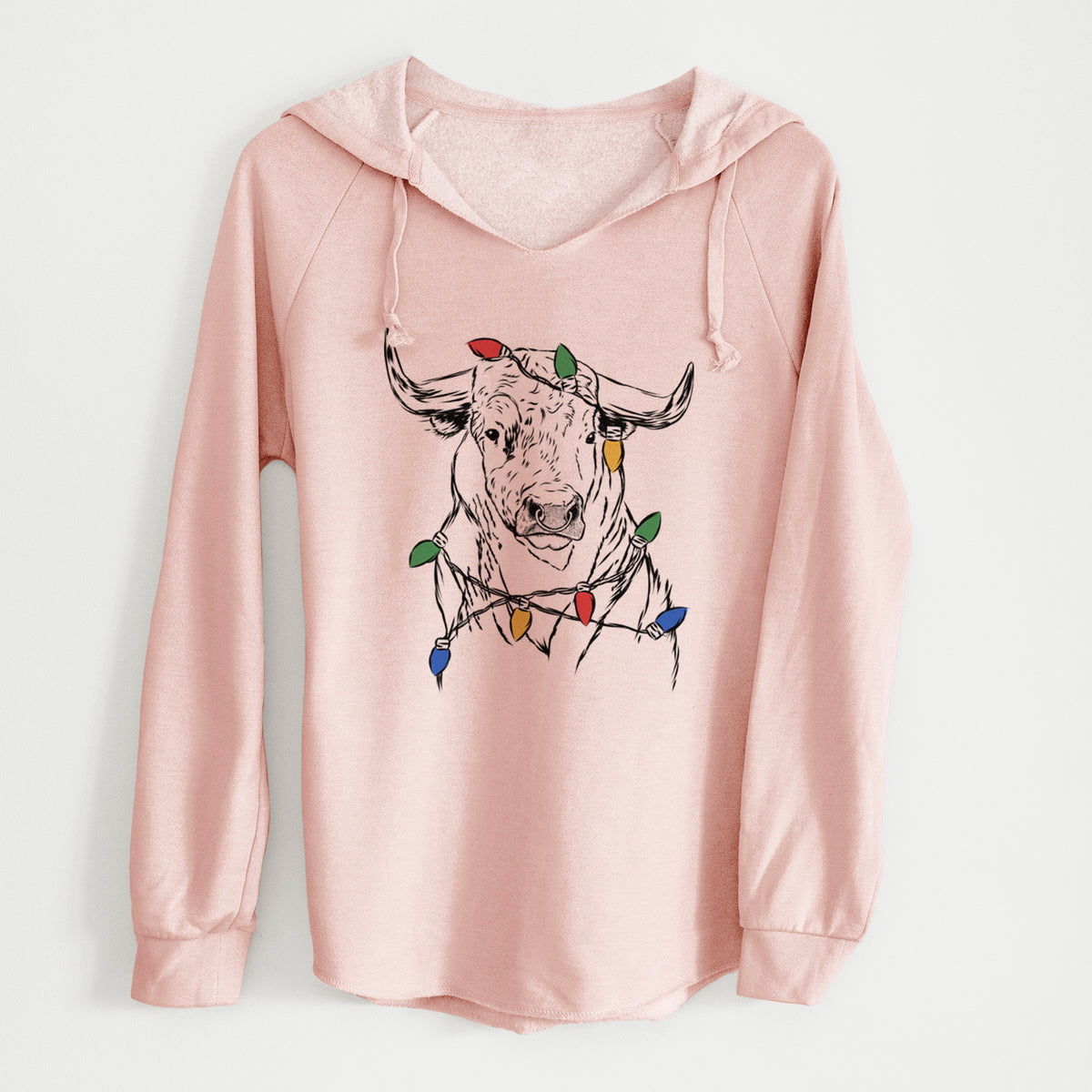 Christmas Lights Ferdinand the Bull - Cali Wave Hooded Sweatshirt