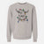 Christmas Lights Ferdinand the Bull - Unisex Pigment Dyed Crew Sweatshirt