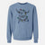 Christmas Lights Ferdinand the Bull - Unisex Pigment Dyed Crew Sweatshirt