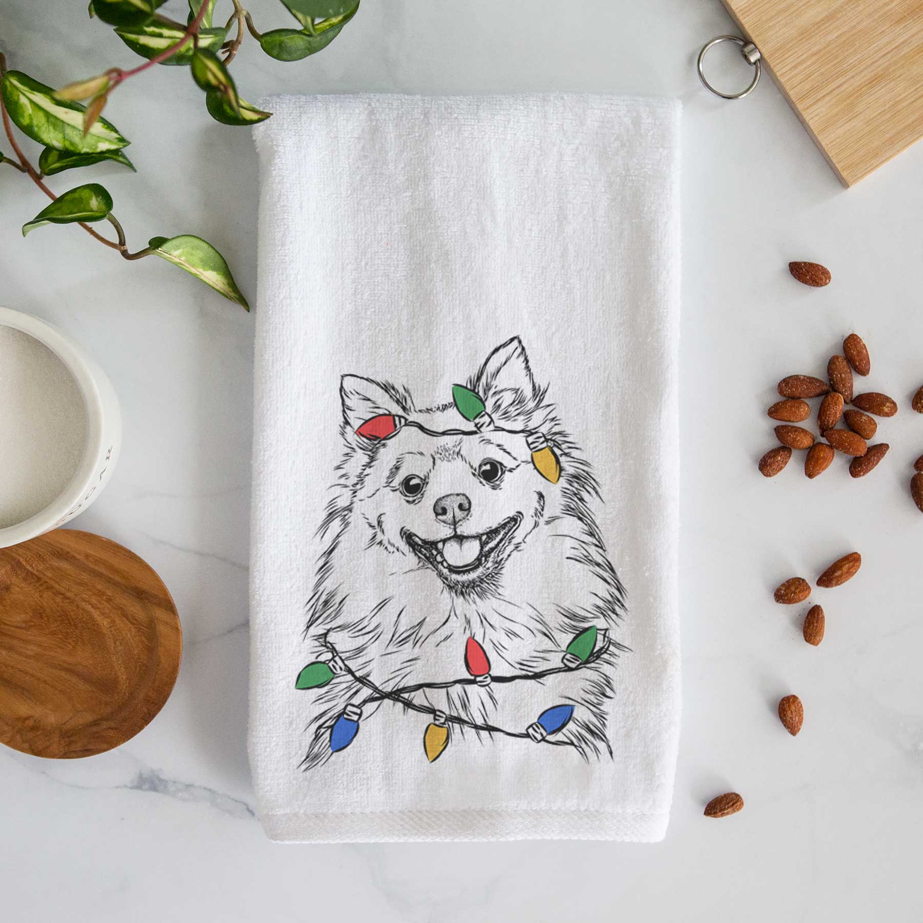 Fibi the Spitz Decorative Hand Towel