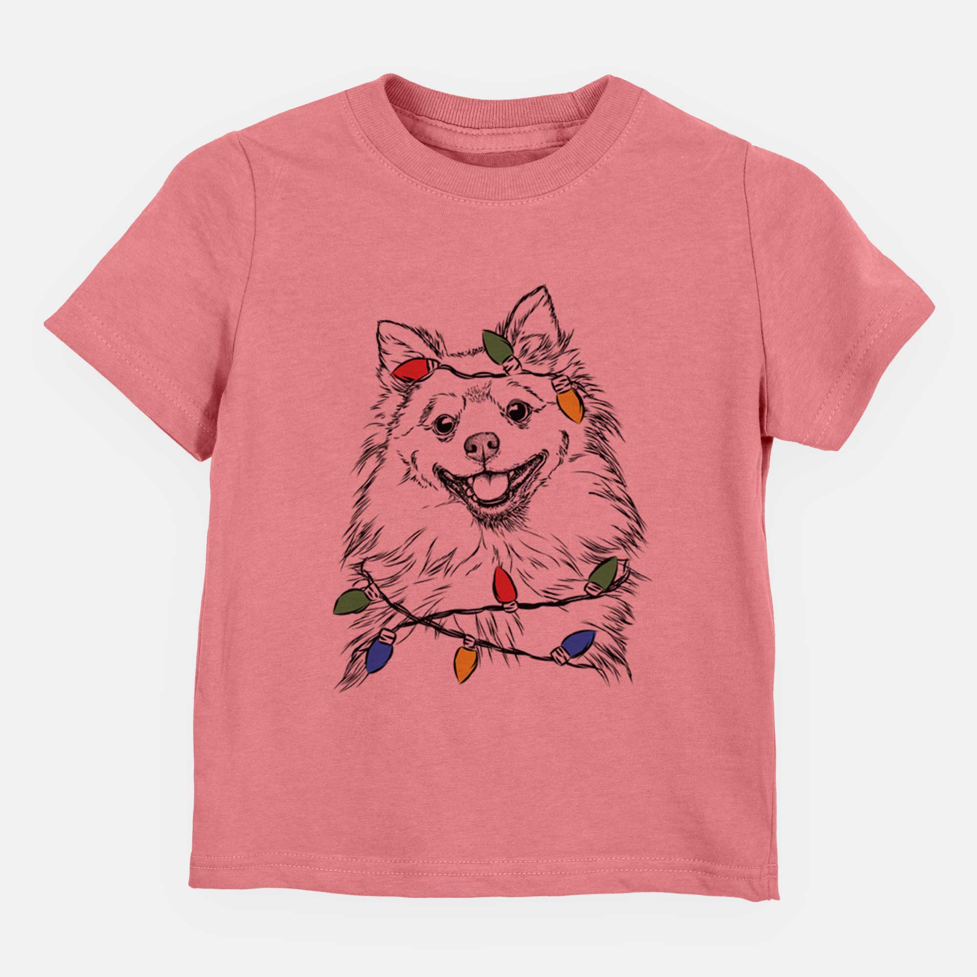 Christmas Lights Fibi the Spitz - Kids/Youth/Toddler Shirt