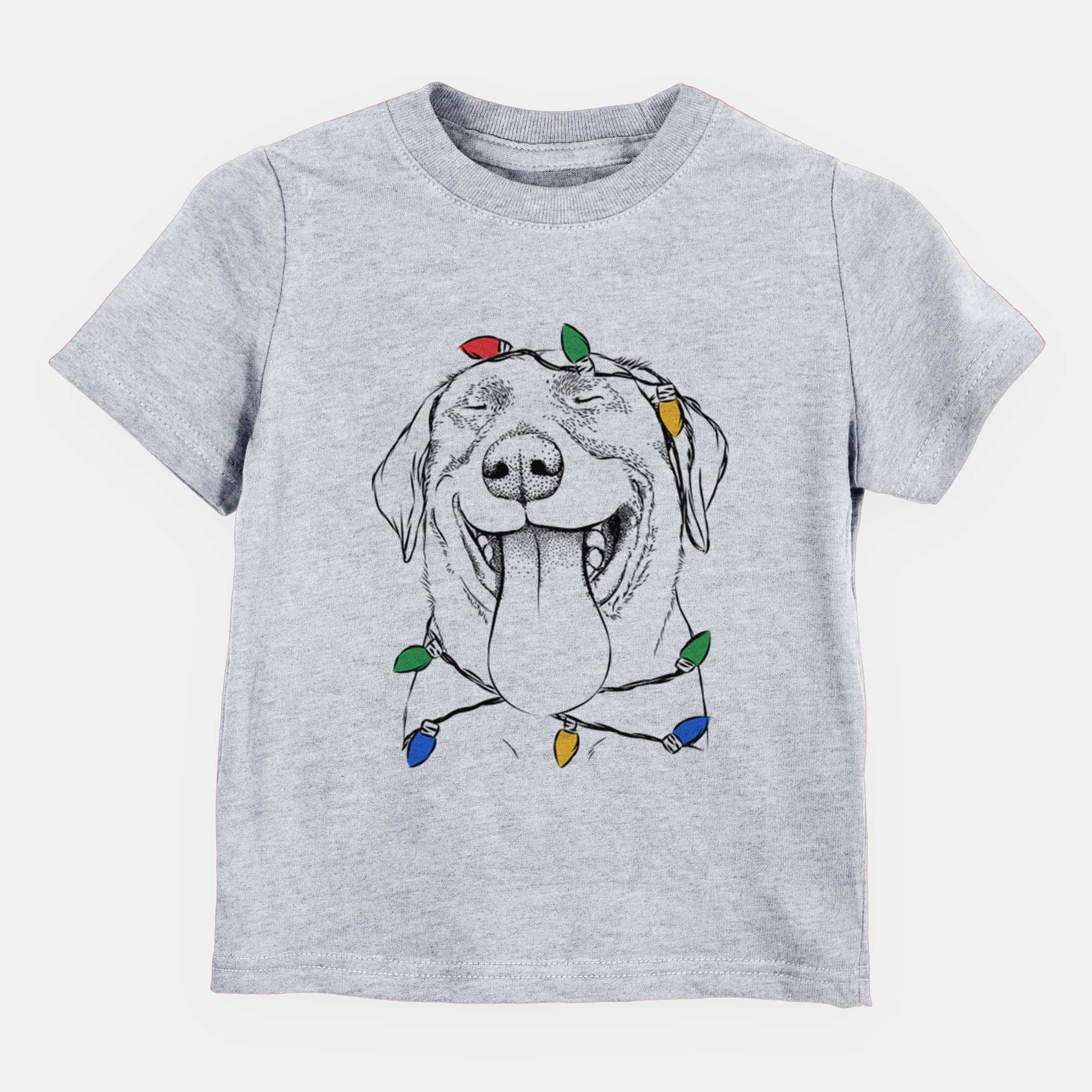 Christmas Lights Fig the Labrador Retriever - Kids/Youth/Toddler Shirt