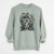 Christmas Lights Fiji the Polish Lowland Sheepdog - Unisex Pigment Dyed Crew Sweatshirt