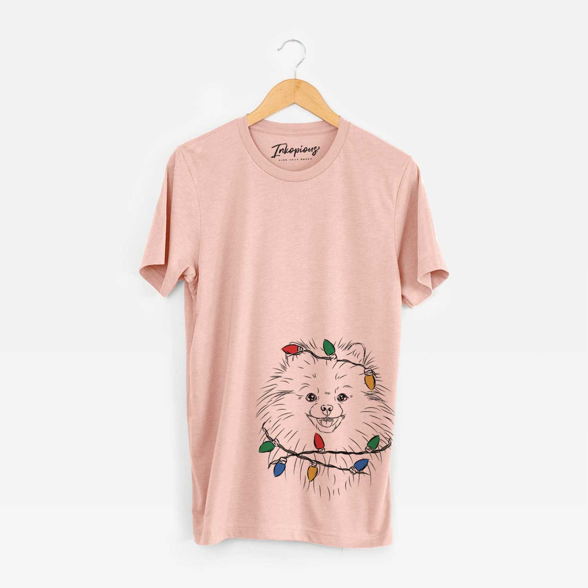 Christmas Lights Finn the Pomeranian - Unisex Crewneck