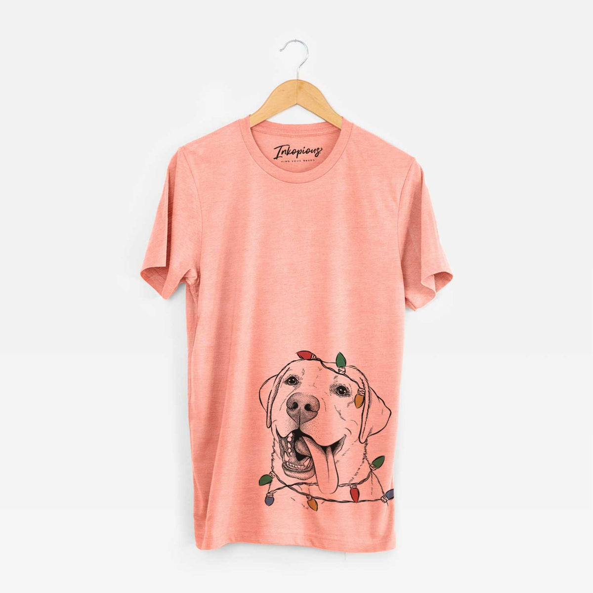 Christmas Lights Finn the Labrador Retriever - Unisex Crewneck