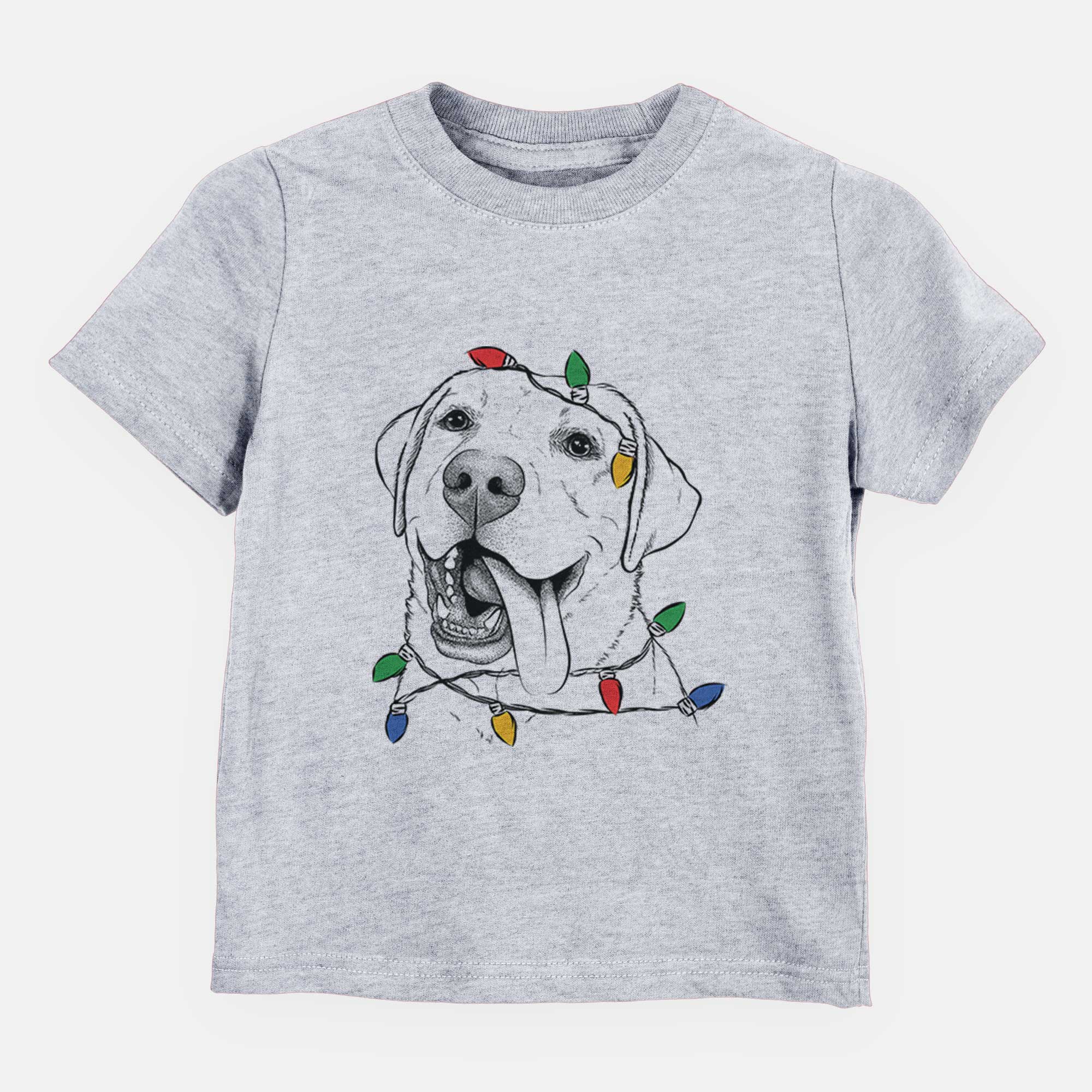 Christmas Lights Finn the Labrador Retriever - Kids/Youth/Toddler Shirt