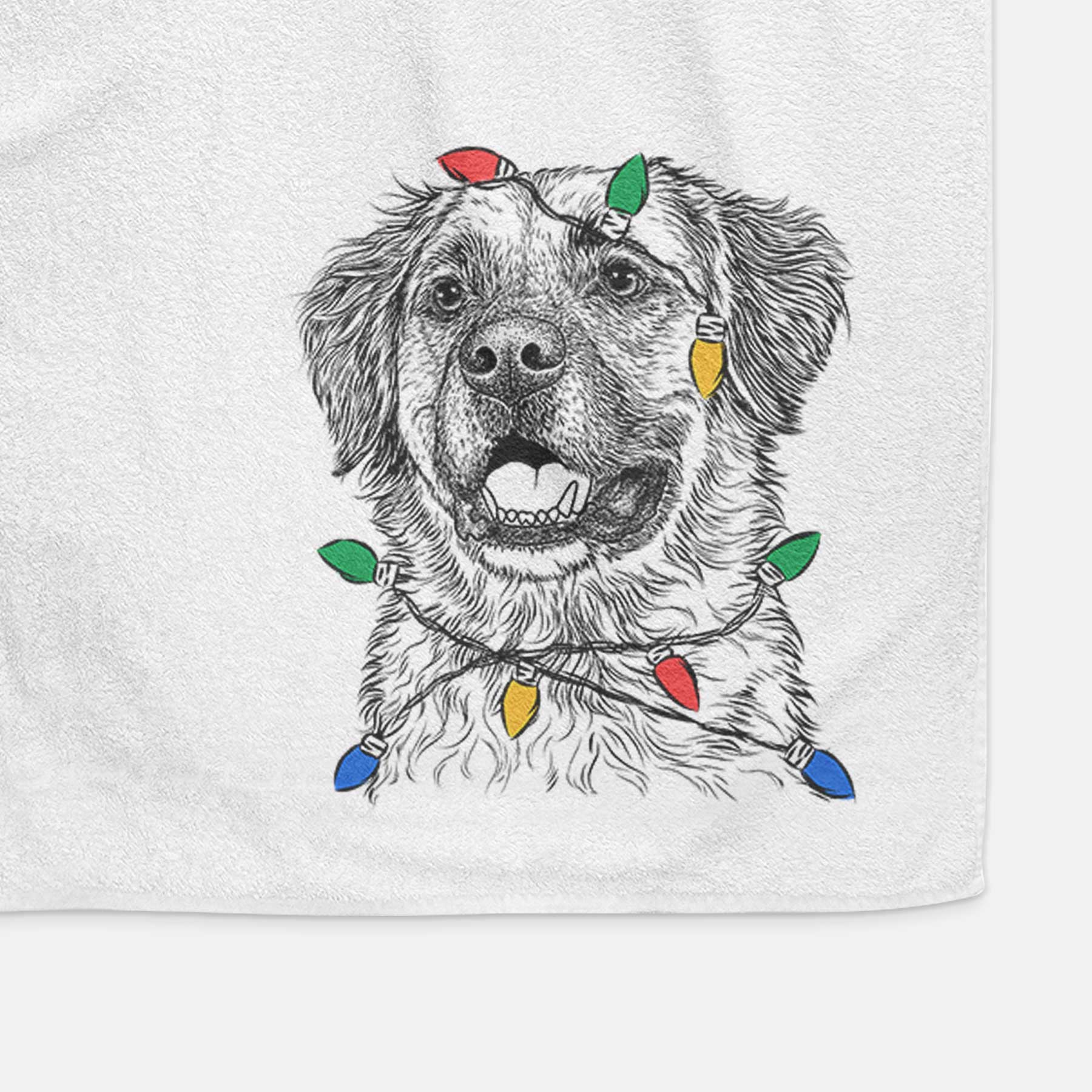 Finn the Mixed Breed Decorative Hand Towel