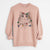 Christmas Lights Fiona the Ragdoll Cat - Unisex Pigment Dyed Crew Sweatshirt