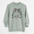 Christmas Lights Fiona the Ragdoll Cat - Unisex Pigment Dyed Crew Sweatshirt