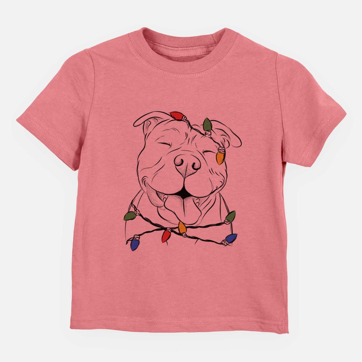 Christmas Lights Floki the American Bully - Kids/Youth/Toddler Shirt