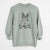 Christmas Lights Flower the Rex Rabbit - Unisex Pigment Dyed Crew Sweatshirt