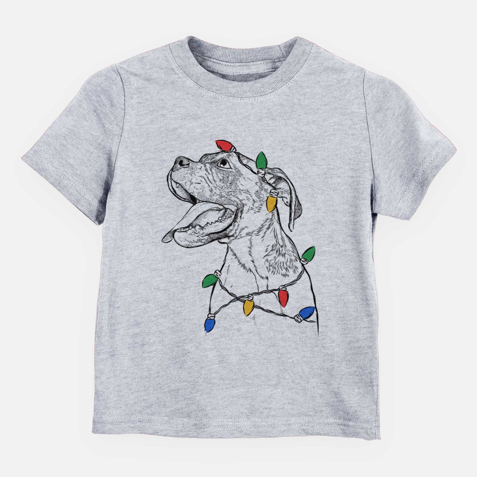Christmas Lights Floyd the Boxer - Kids/Youth/Toddler Shirt
