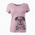 Christmas Lights Floydie Bear the Boxer - Women's V-neck Shirt