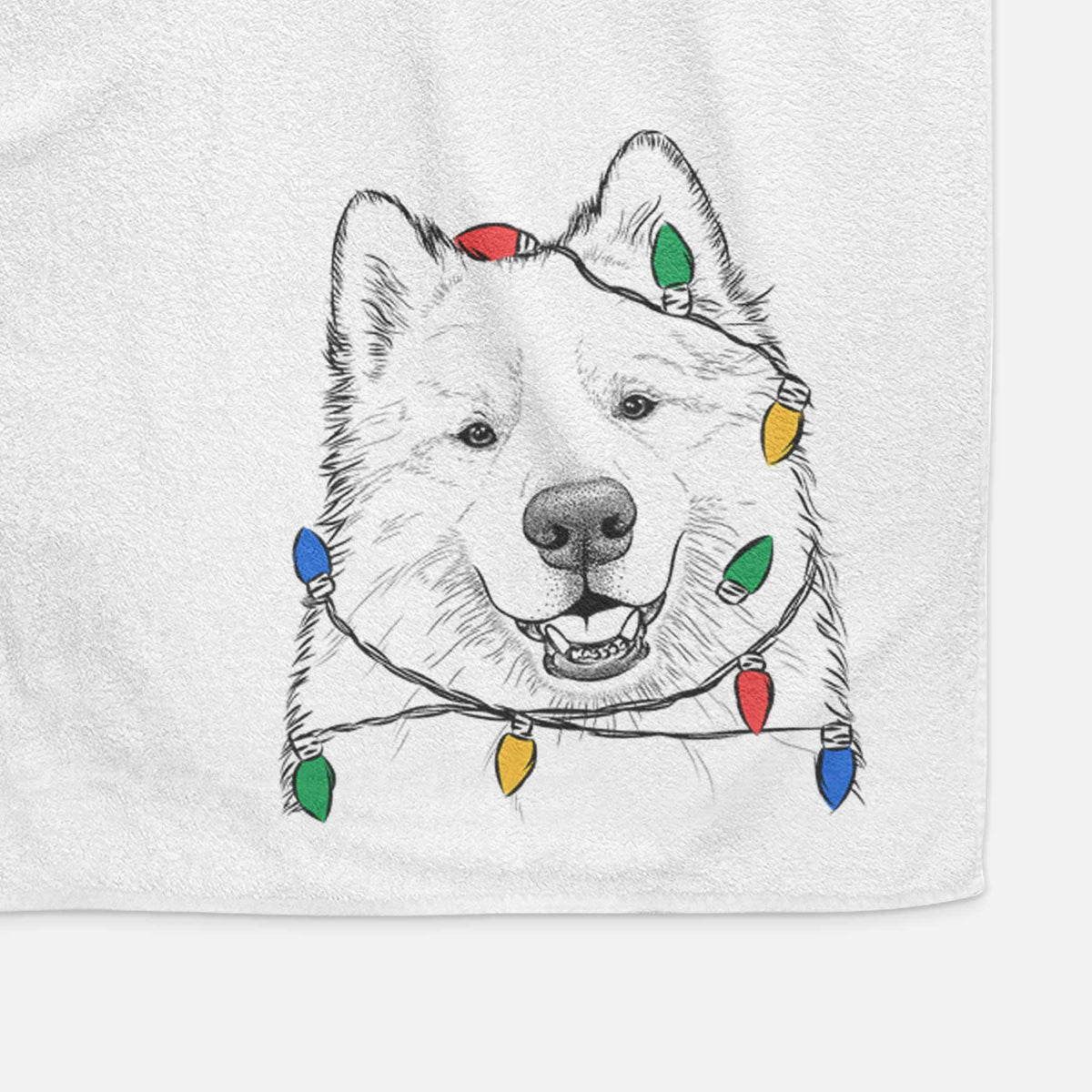 Foster the Samoyed Decorative Hand Towel