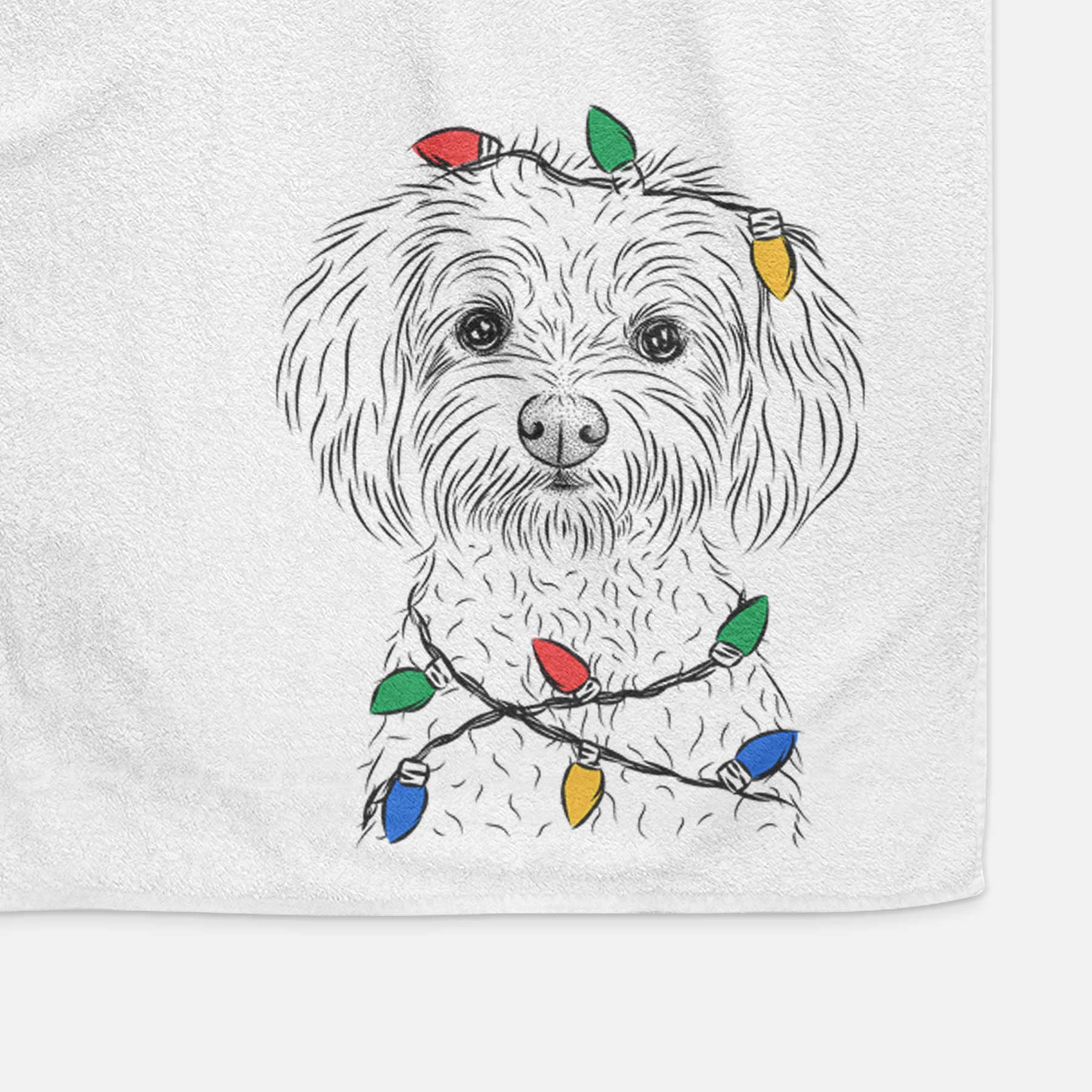 Francesca the Maltipoo Decorative Hand Towel